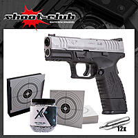 Springfield XDM compact bicolor CO2 Pistole 4,5mm BBs im Set