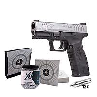 Springfield XDM compact bicolor CO2 Pistole 4,5mm BBs im Set