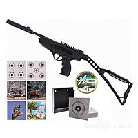 Swiss Arms Fire Pistol Luftpistole 4,5 mm im Set mit Zielscheiben