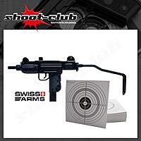Swiss Arms Protector Kal. 4,5mm CO2 Maschinenpistolen Set + 25 ZS