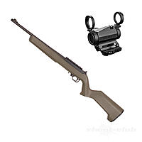 THOMPSON CENTER KK SLB T/CR22 .22LR OLIVE Falke S Red Dot