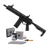 UX Strike Force Co2 Gewehr 4,5mm BB schwarz Kugelfang-SET