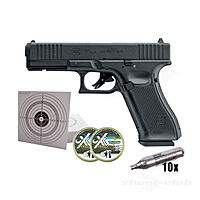 Umarex Glock 17 Gen5 Co2 Pistole Metallschlitten .4,5mm Diabolo im Set