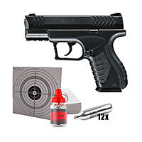 Umarex XBG 4,5 mm Stahl BBs im Set mit ZS, Kugeln und Kapseln