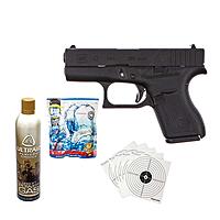 VFC Glock 42 Airsoftpistole GBB Kal. 6 mm BBs im Set