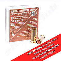 Wadie Supra stark Pfefferpatronen 8 mm P.V. / 45 mg