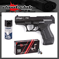 Walther P99 Schreckschuss Pistole 9 mm P.A.K. - Bundle