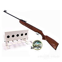 Weihrauch HW 50 M/II Luftgewehr Biathlon-Set + 4,5mm Diabolos