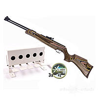 Weihrauch HW 77K Luftgewehr Special Edition 4,5 mm Diabolos im Biathlon-Set