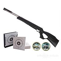 Weihrauch HW97 Black Line STL Luftgewehr 4,5 mm Diabolo Kugelfang-Set