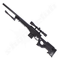 Well MB4402 AWP Airsoft Sniper Starter Set Schwarz