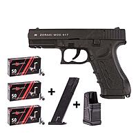 Zoraki 917 Schreckschusspistole 9 mm P.A.K.  schwarz im Platzpatronen-Set