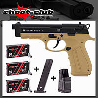 Zoraki 918-P Schreckschusspistole Desert 9 mm P.A.K. im Platzpatronen-Set