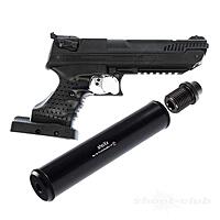 Zoraki HP01 Luftpistole Vorkompression 4,5mm Diabolo mit Schalldmpfer