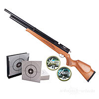 airmax M22 Pressluftgewehr .4,5mm Diabolo im Kugelfang-Set