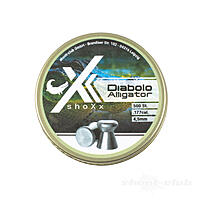 shoXx Alligator Flachkopf Diabolos 4,5mm fr Trommelmagazine 0,45g
