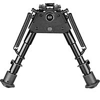 shoXx Zweibein Bipod 15-23cm Aluminium mit Schwenk-Basis schwarz
