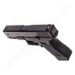 Glock 19 - CO2 Pistole / schwarz, Kaliber 4,5 mm mit Metallschlitten 