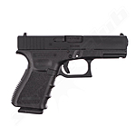 Airsoftpistole Glock 19 Gen.3 6mm GBB - schwarz - Set 