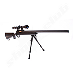 Well MB03 SR-1 6mm Airsoft Sniper Set - schwarz Bild 4