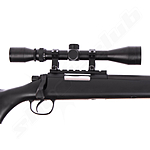 Well MB03 SR-1 6mm Airsoft Sniper Set - schwarz Bild 5