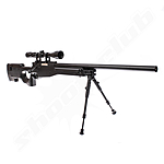 Well L96 MB-01 Upgraded Airsoft Sniper Set schwarz - 2,6 Joule Bild 5