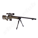 Well L96 AWP FH Airsoft Sniper Starter Set OD Green Upgraded Bild 4