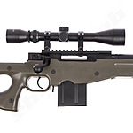 Well L96 AWP FH Airsoft Sniper Starter Set OD Green Upgraded Bild 5