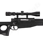 Well L96 MB-01 Airsoft Gewehr Kal. 6 mm Sniper Set - schwarz Bild 4