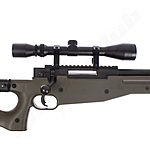 Well AW .338 Airsoft Sniper MB08 Starter Set OD Green / Upgraded Bild 4