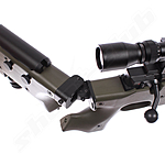 Well AW .338 Airsoft Sniper MB08 Starter Set OD Green / Upgraded Bild 5