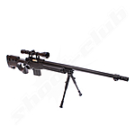 Well MB4402 FH AWP Airsoft Sniper Starter Set Schwarz Upgraded Bild 5