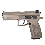 CZ P-09 Full FDE CO2 Pistole 4,5 mm Diabolos Zielscheiben Set Bild 3