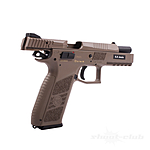 ASG CZ P-09 Airsoft GBB Pistole ab18 mit Polymer Schlitten - TAN Bild 5