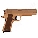 CYMA CM.123 AEP M1911A1 Airsoft 0,5 Joule - TAN Bild 3