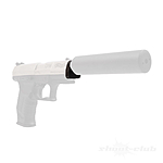 Schalldämpferadapter für Walther CP99, NightHawk, Umarex CPS CO2 Pistole - 1/2UNF 
