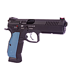 ASG CZ Shadow 2 Airsoft CO2 GBB Pistole ab 18 - Schwarz / Blau Bild 5