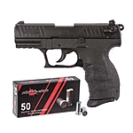 Walther P22Q Schreckschuss 9mm P.A.K. inklusive 50 Platzpatronen Bild 5