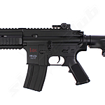 H&K HK 416C AEG 6mm BB Schwarz im Set mit BBs und Speedloader Bild 4