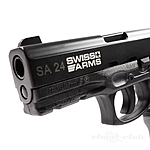 Swiss Arms S24 Co2 Pistole Non Blow Back 4,5mm BB Schwarz Bild 4