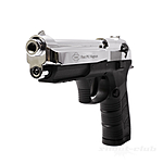 Ekol P92 Magnum Schreckschusspistole 9mm P.A.Knall Metallschlitten Chrom Bild 4