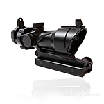 shoXx. Red Dot Sight 1x30 Green Dot + Weaver Montageschiene Bild 4