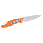 enforcer Klappmesser Orange mit Beltclip und Frontflipper Bild 3