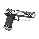 WE Airsoft Pistole Hi-Capa 6 Force A Silver Barrel Full Metal GBB 6mm BB 31 Schuss Bild 3