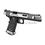 WE Airsoft Pistole Hi-Capa 6 Force A Silver Barrel Full Metal GBB 6mm BB 31 Schuss Bild 4