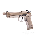 NX 92 Elite Tactical Co2 Pistole Blowback SD-Gewinde 4,5mm BB Dessert Bild 5