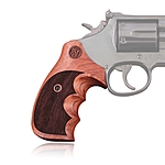 Smith&Wesson 686 K-Frame L-Frame Round Butt Griff Rosenholz dunkel Bild 3