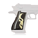 Desert Eagle Griff Acryl Skull Schwarz Bild 3