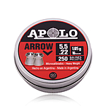 Apolo Arrow Luftgewehr Diabolos 5,5mm 1,05 g 250 Stk Bild 4