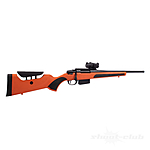 Brenner BR20 Polymer Orange Repetierbchse Drueckjagd-Set mit Falke Red Dot 